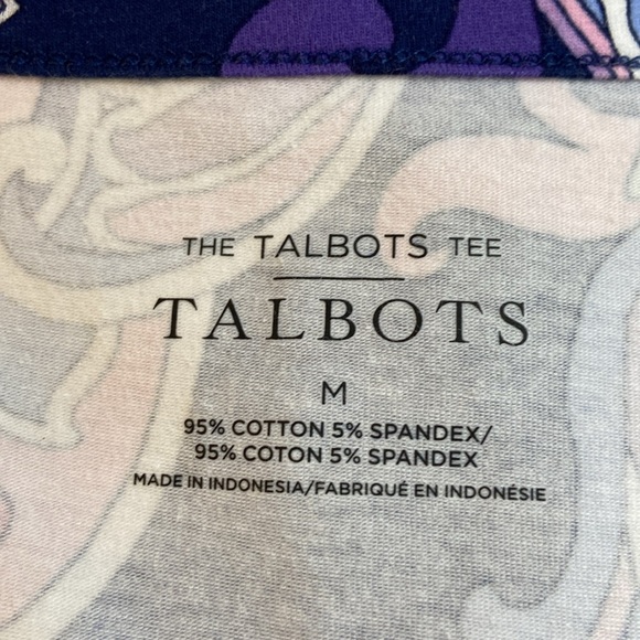 Talbots Floral tee - Picture 3 of 6
